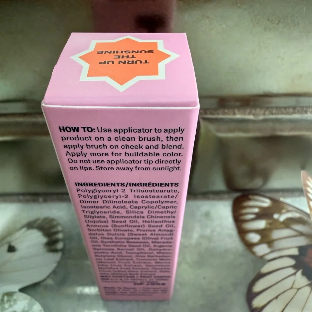 Youthforia TURN UP THE SUNSHINE BYO Blush PH Color Changing Oil .21oz-NIB